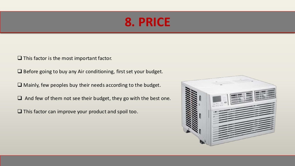 Top 8 Factors to Consider Before Buying Air Conditioning Unit