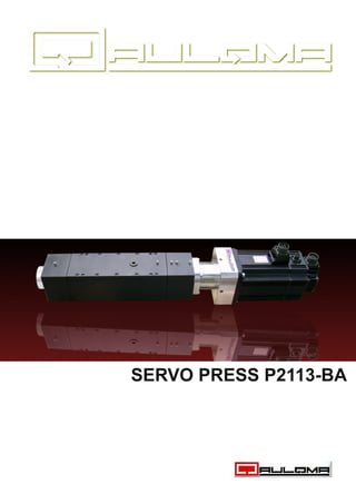 SERVO PRESS P2113­BA
 