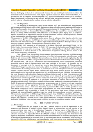 The State of Child Rights in Nigeria Twenty Years After the Emergence ...
