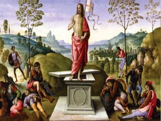 + A Páscoa é uma PASSAGEM da Morte para a Vida.
E quantos "Sinais de Morte" nós vemos ainda hoje no mundo:
- Abortos, drogas, bebidas, tentativas de suicídios...
- Violência... Fome... doença... analfabetismo... desemprego..
- Quantos galhos secos, sem folhas e sem frutos:
- secos espiritualmente: em pecado... separados de Cristo...
- secos comunitariamente: acomodados, não atuantes...
 