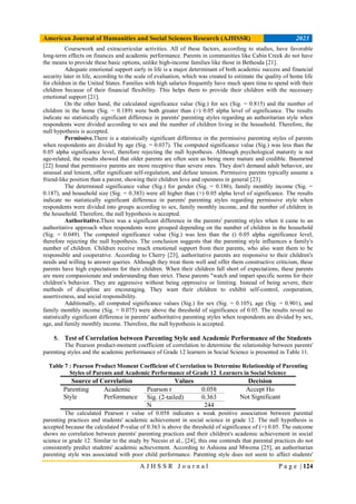 Parenting Styles and Academic Performance of Senior High School ...