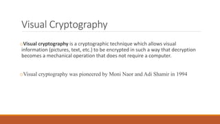 Visual Cryptography | PPT