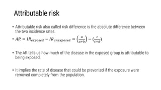 Measures of disease frequency in research | PDF