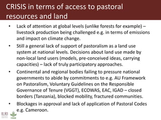 Solutions for managing and protecting rangelands:  Ongoing research and innovations through R4D