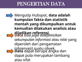 Data dan Variabel dalam Penelitian Pertemuan 2 | PPT