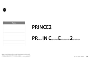 Notes
156P2F-Class-EN- v05 – PT0086
Copyright	©	PTCoE	NV and	AXELOS	Limited	2017.	All	rights	reserved. Material	in	this	document	has	been	
sourced	from	Managing	Successful	Projects	with	PRINCE2®	2017	Edition.
No	part	of	this	document	may	be	reproduced	in	any	form	without	the	written	permission	of	both	the	PTCoE	
NV and	AXELOS	Limited.	Permission	can	be	requested	at	support@mplaza.pm and	licensing@AXELOS.com.
PRINCE2
PRojects IN Controlled	Environments	2nd	edition
 