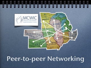 Peer-to-peer Networking
 