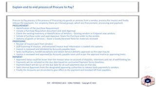 Accounts payable process under sales depa | PDF