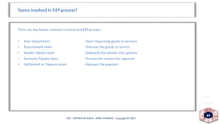 Accounts payable process under sales depa | PDF