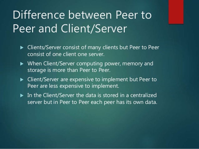 Peer to Peer vs Client/Server Network By Ahnaf