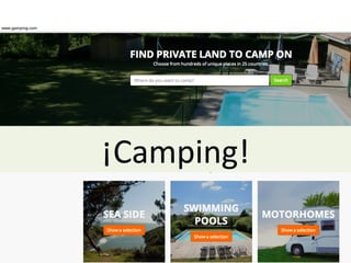¡Camping!	
  
 
