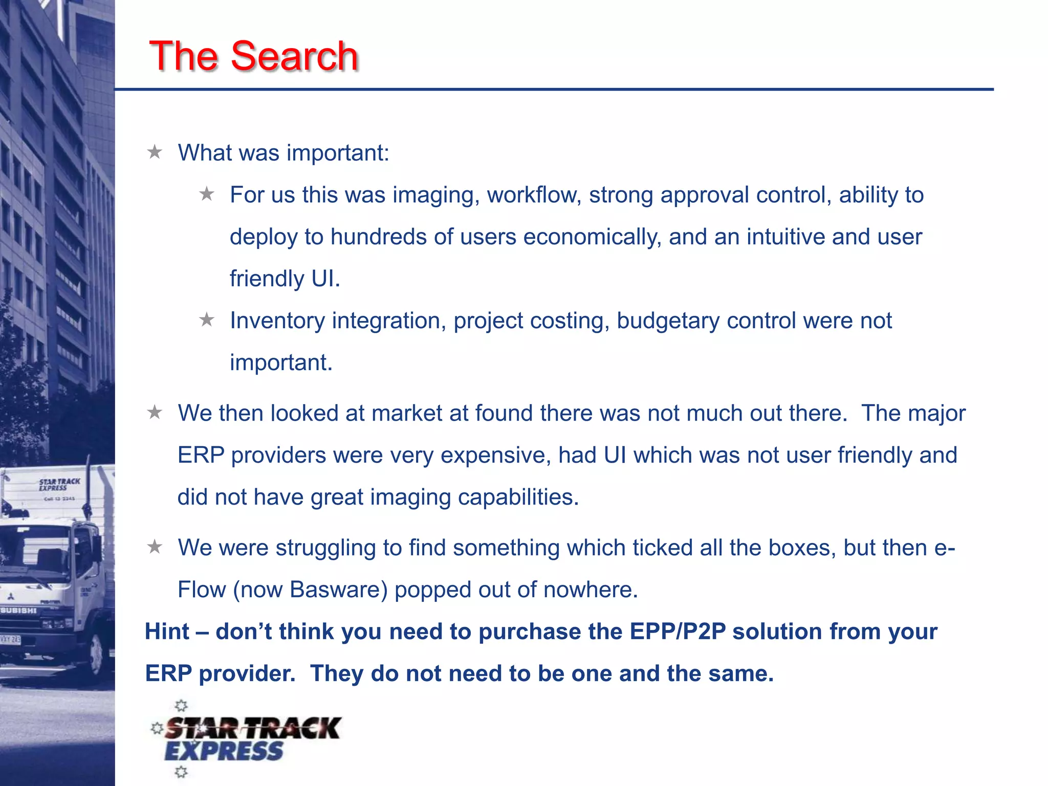 December 2003 saw Australia Post and Qantas form a joint venture to acquire Star Track Express from its founder.