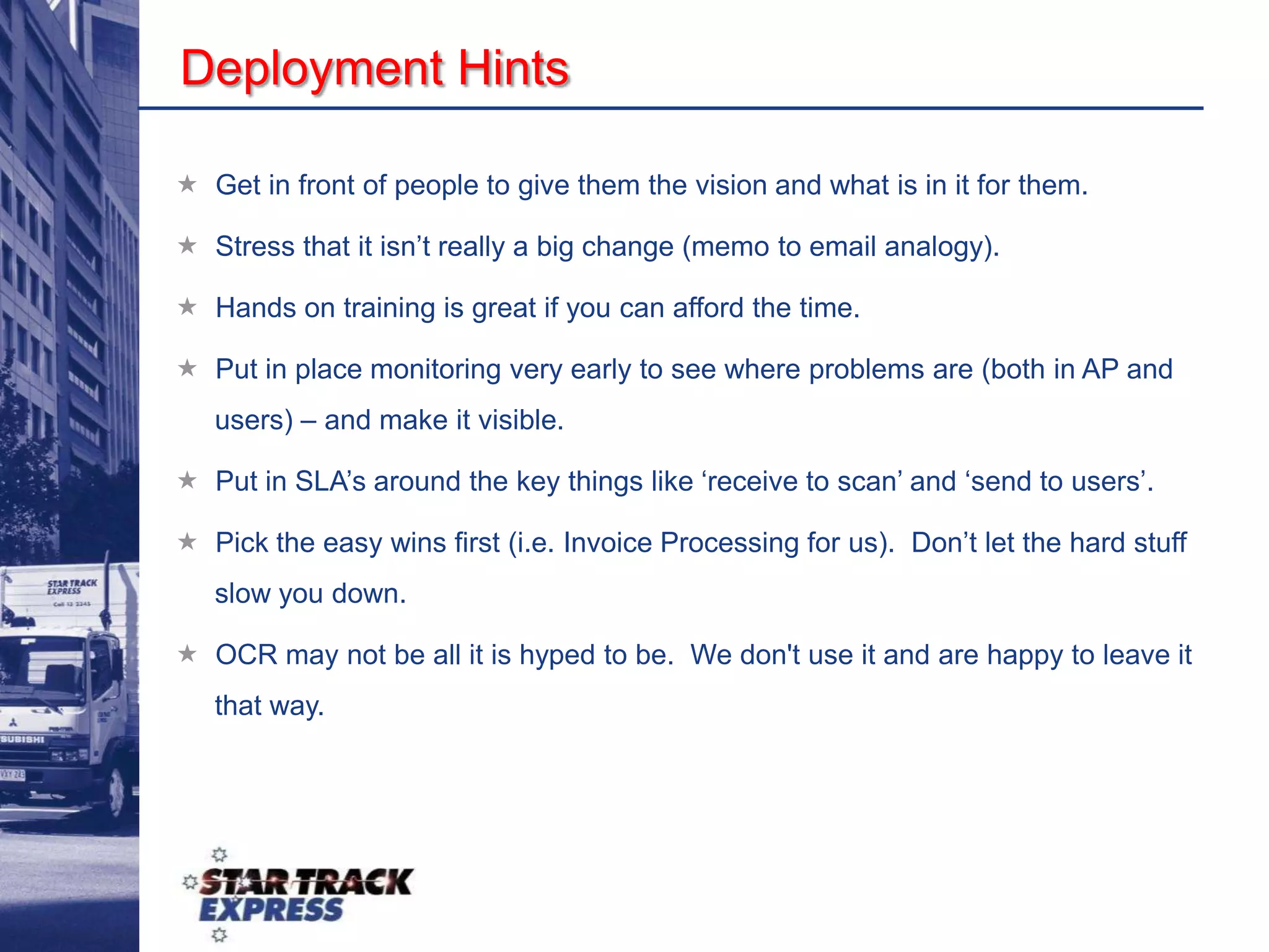 3,500+ Employees, 2,400 + Vehicles (Vans, Trucks, Prime Movers, Trailers, Forklifts)