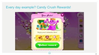 Every day example? Candy Crush Rewards!
25
 