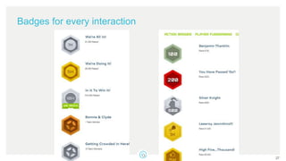 Badges for every interaction
27
 