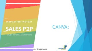 www.vapartners.ca @vapartners
CANVA:
 
