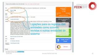 26/04/2017 Jornadas FCCN 2017 @ UTAD 33
 