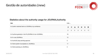 Gestão de autoridades (new)
26/04/2017 Jornadas FCCN 2017 @ UTAD 48
 