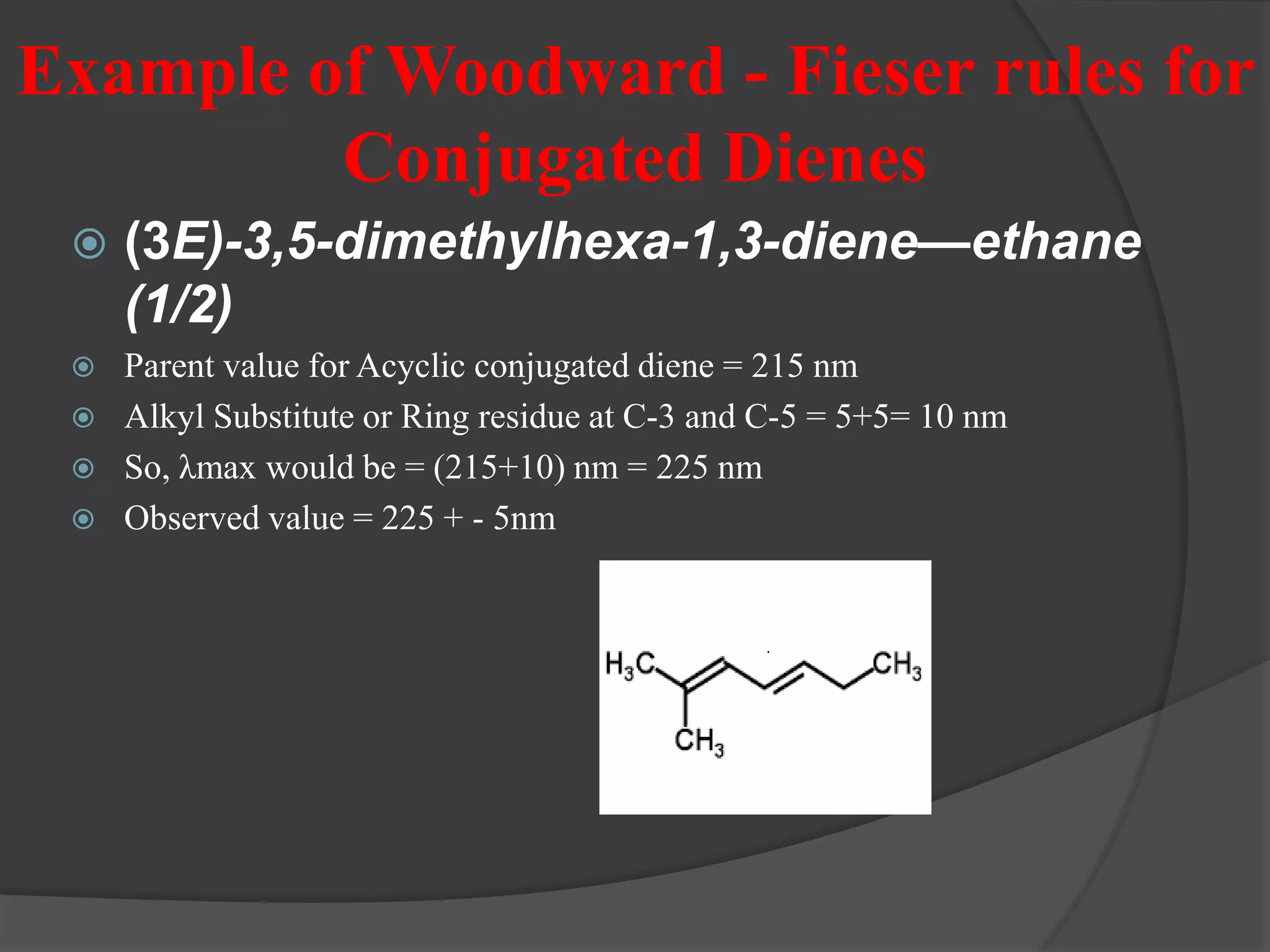 woodward fieser rule PPT