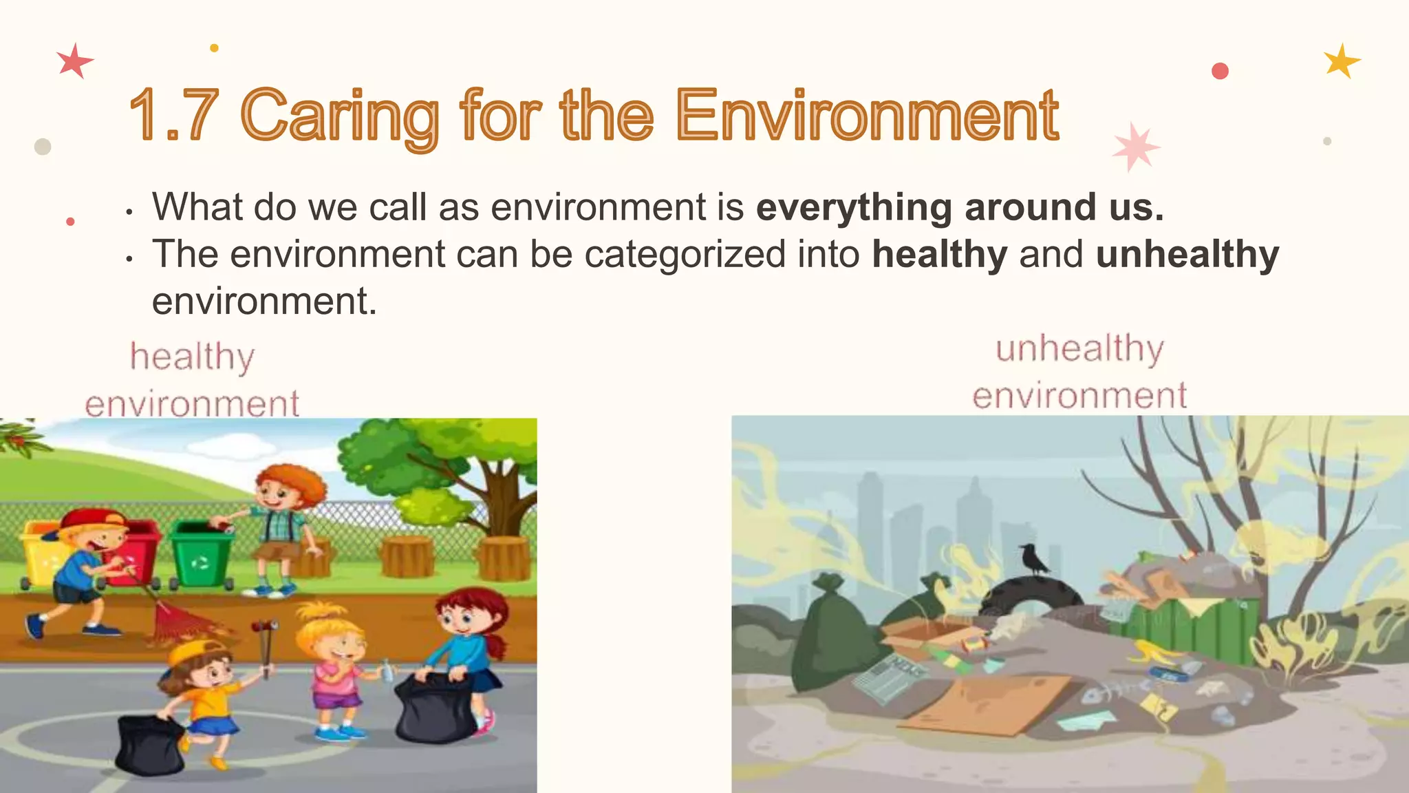 P2 science how care the environment ? | PPTX