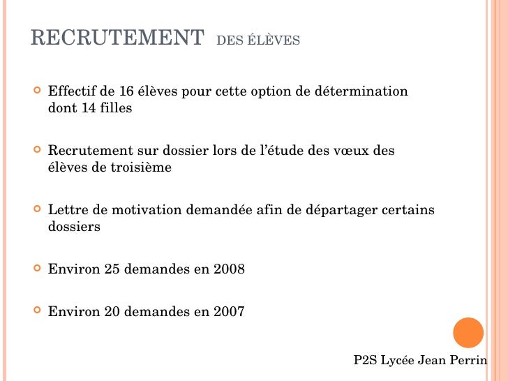 P2 S Lycee Jean Perrin