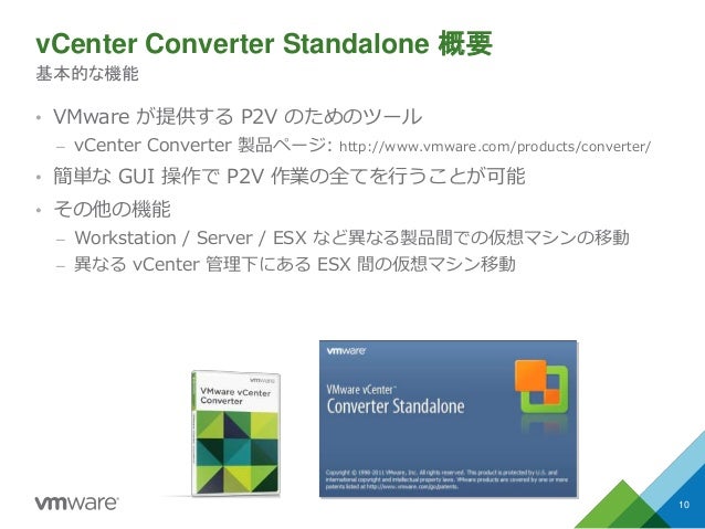 Converter 5 5を使ったp2v V2v