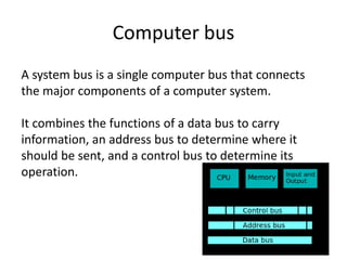 P3 computer bus system | PPTX | Operating Systems | Computer Software ...