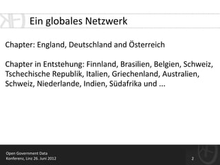 Ein globales Netzwerk

Chapter: England, Deutschland and Österreich

Chapter in Entstehung: Finnland, Brasilien, Belgien, ...