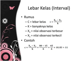 P3 distribusi frekuensi | PPTX