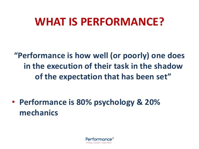 Basic Performance Equation | Basic Performance Equation – CGKWYM