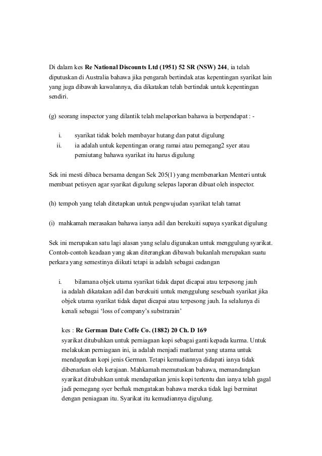 Contoh Surat Lembaga Pengarah Syarikat