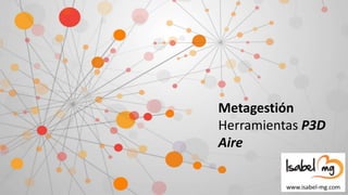 Metagestión
Herramientas P3D
Aire
www.isabel-mg.com
 