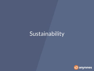 Sustainability
 