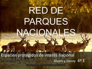 RED DE
PARQUES
NACIONALES
Espacios protegidos de interés nacional
Álvaro y Danny 4º E
 