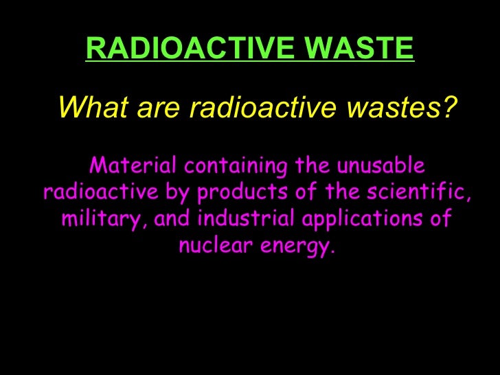P3 RADIOACTIVE MATERIALS