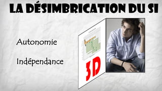 Autonomie 
Indépendance 
La désimbrication du SI  