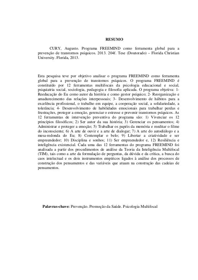 augusto cury freemind