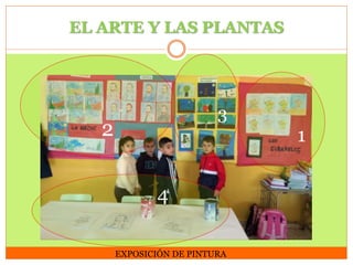 EL ARTE Y LAS PLANTAS

3

2

1
4
EXPOSICIÓN DE PINTURA

 