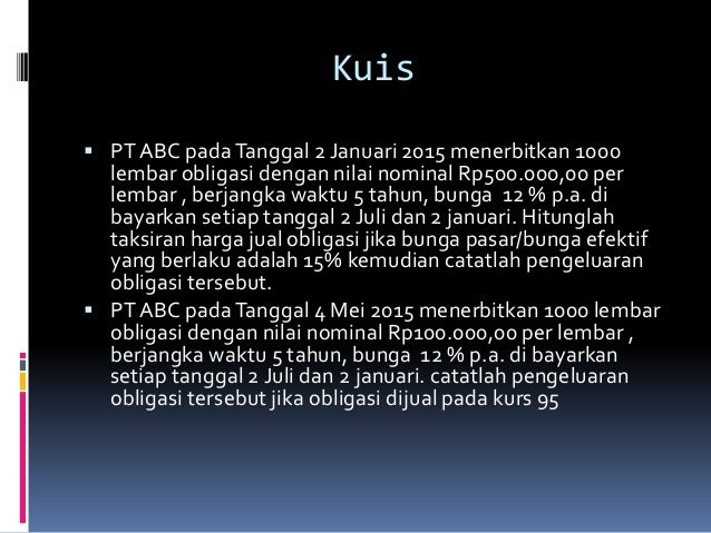 Liabilitas jangka panjang