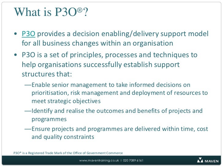 P3O Quick Guide