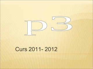Curs   2011- 2012 p3 
