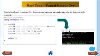 Perintah-Perintah dasar Input Output C++.pptx