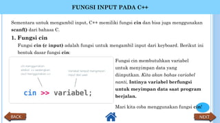 Perintah-Perintah dasar Input Output C++.pptx