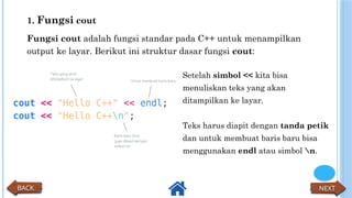 Perintah-Perintah dasar Input Output C++.pptx