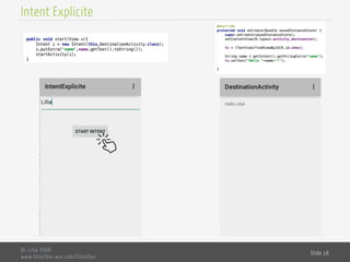 Dr. Lilia SFAXI
www.liliasfaxi.wix.com/liliasfaxi
Slide 16
Intent Explicite
 