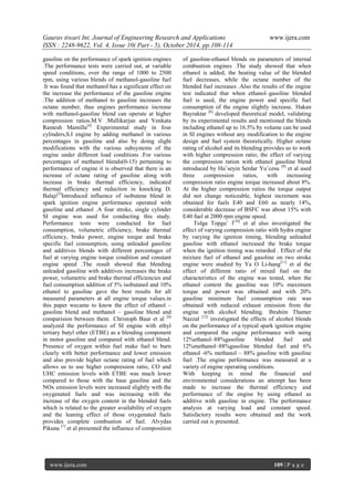Experimental investigation of ethanol blends with gasoline on SI engine ...