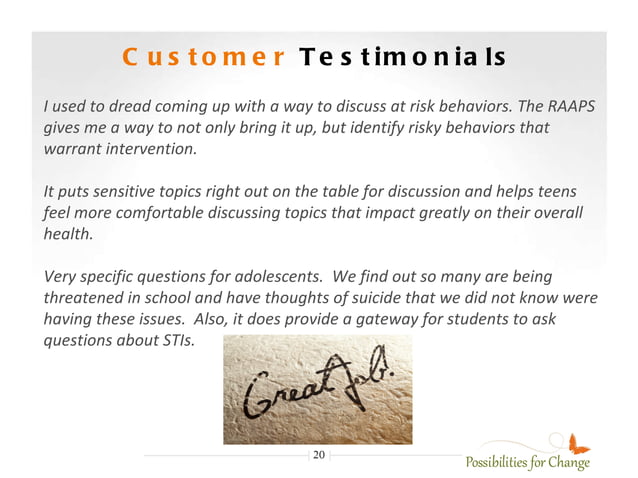 RAAPS Adolescent Risk Assessment | PPT | Parenting Teens | Parenting