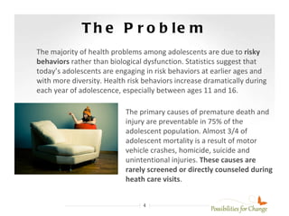 Raaps Adolescent Risk Assessment Ppt
