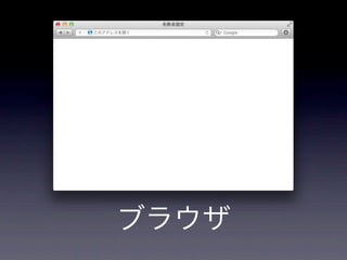 ブラウザ
 