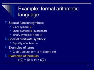 Theory of ICT - Propositional calculus lecture 2 | PPT